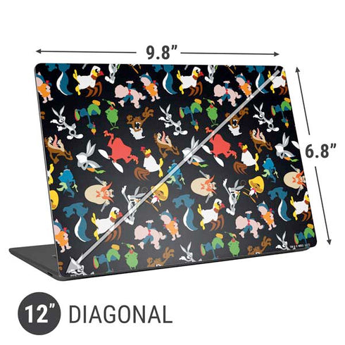 Looney Tunes Identity Pattern Universal Laptop 12in (9.8 x 6.8in) Skin